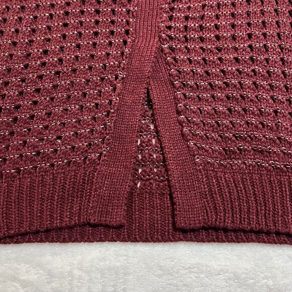 Gossip Girl by Romeo & Juliet Couture Open Knit Oversized Sweater Size Small - Picture 6 of 10